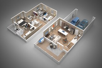 3 Bed/2.5 Bath 1026 floor plan